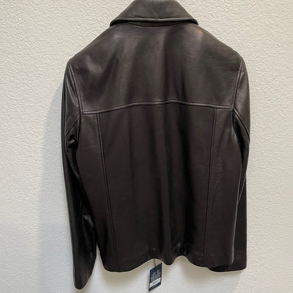 Cole Haan Leather Jacket - Picture 2 of 6
